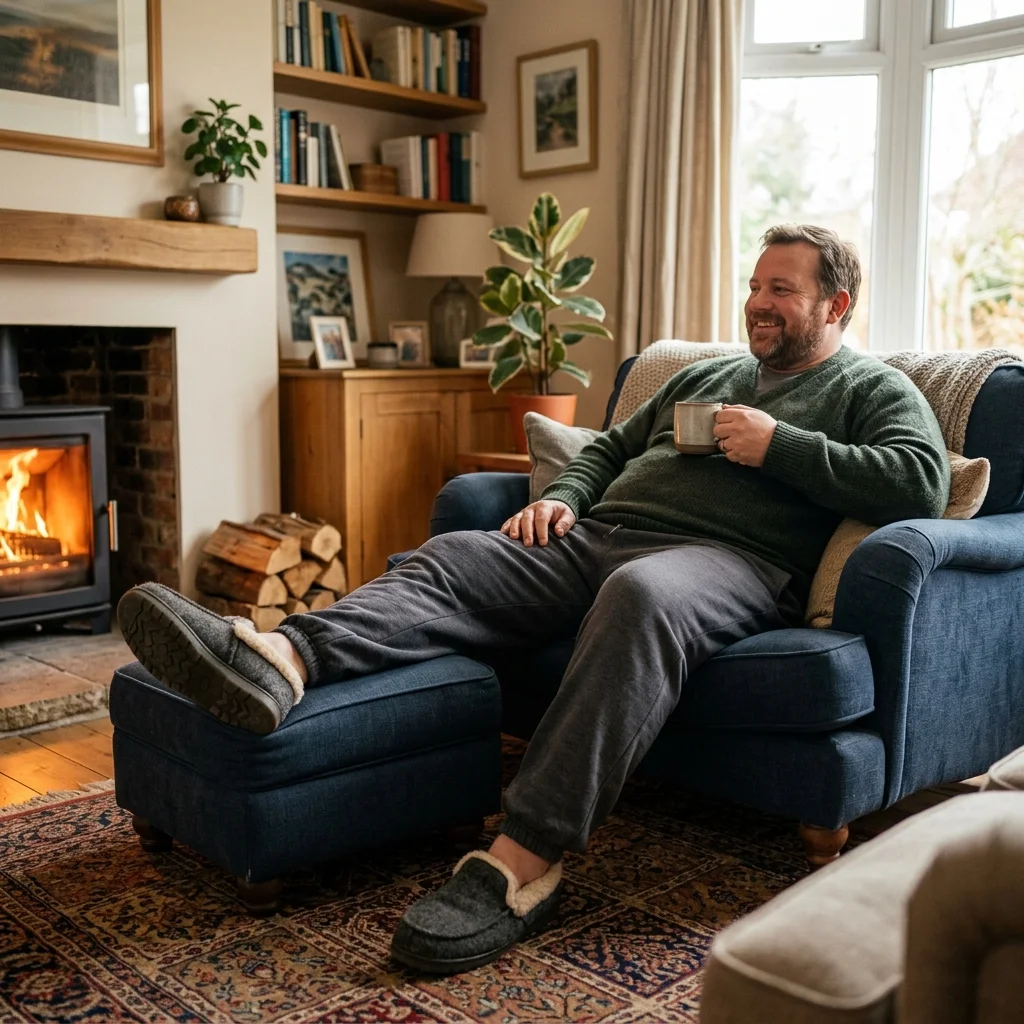 Zapatillas de Casa de Horma Ancha: Soporte Doméstico Real